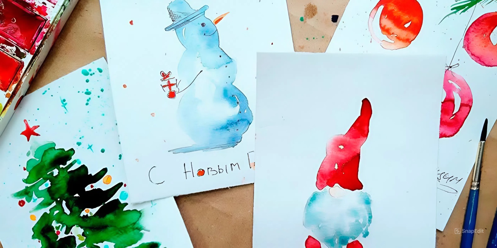 мастер-класс «Новогодние гномы и деревья»